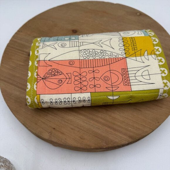 Handmade from isew pattern couple organizer snap closure excellent condition - Picture 2 of 7